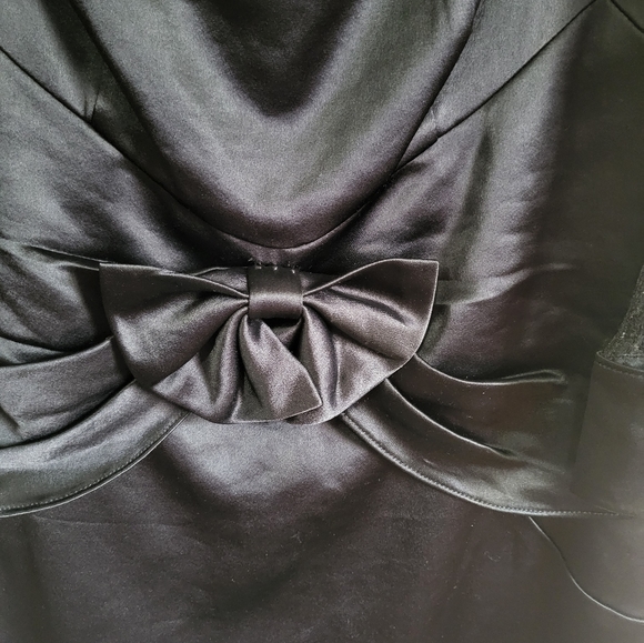 MaxMara Party silk and mesh black dress, size Large - Picture 8 of 10